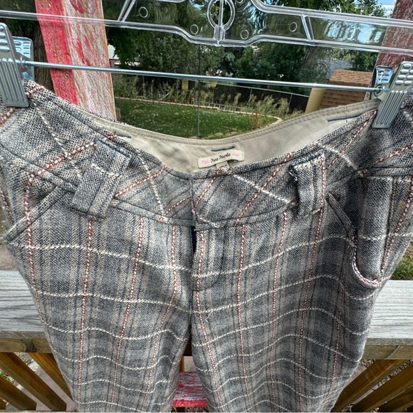 Plaid wool wide leg pants - Picture 3 of 7